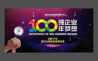 钢铁集团企业年会背景墙设计稿（悦木广告设计）